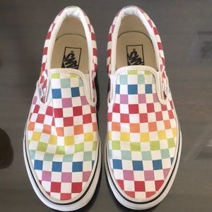 Rainbow Vans Men 7.5 / Women 9
